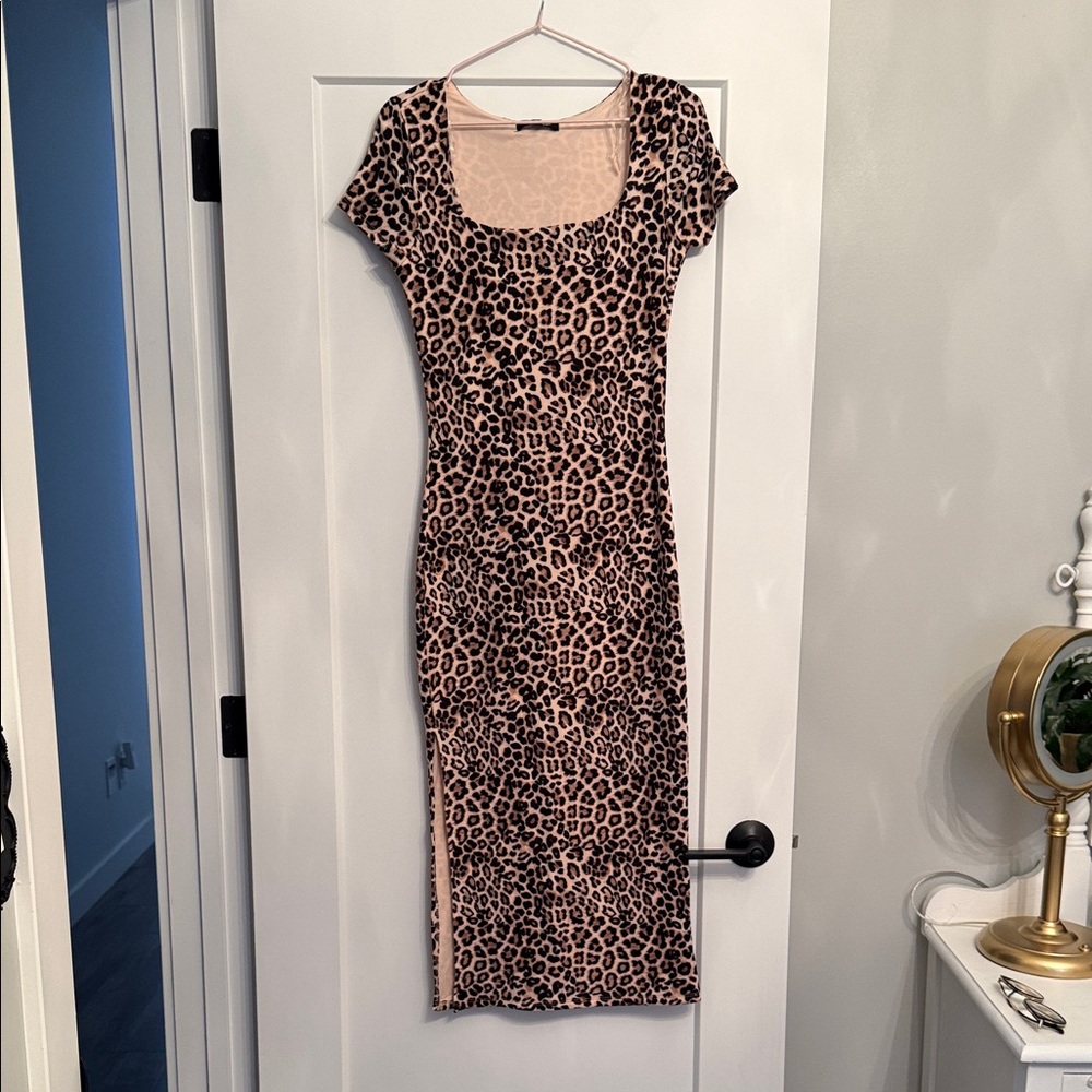 Leopard Print Bodycon Dress
